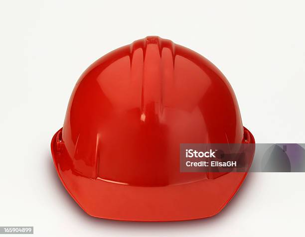 Konstruktion Schutzhelm Stockfoto und mehr Bilder von Rot - Rot, Bauarbeiterhelm, Helm