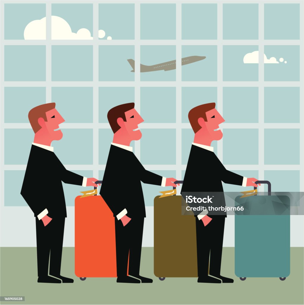Security Queue Work Security Queue Stock Illustration - Download Image Now - Adult ...