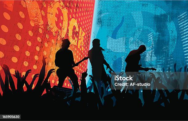Concerto Di Città - Immagini vettoriali stock e altre immagini di Musica rock - Musica rock, Vettoriale, Gruppo musicale