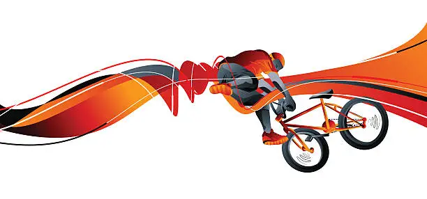Vector illustration of BMX Design