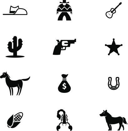 Vector File of Wild West Icon Set