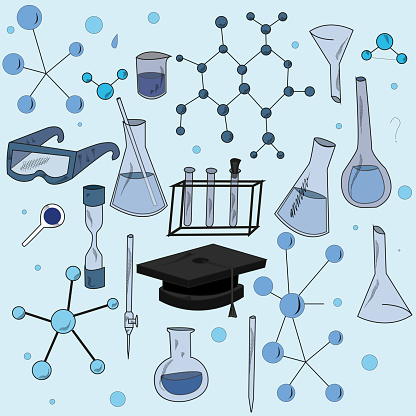 chemistry, science, laboratory, laboratory utensils