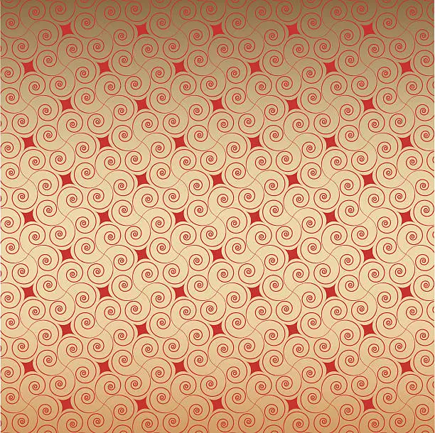 Vector illustration of Swirl Background