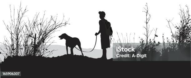 Boyandhisdog - Immagini vettoriali stock e altre immagini di Cane - Cane, Sagoma - Controluce, Bambini maschi