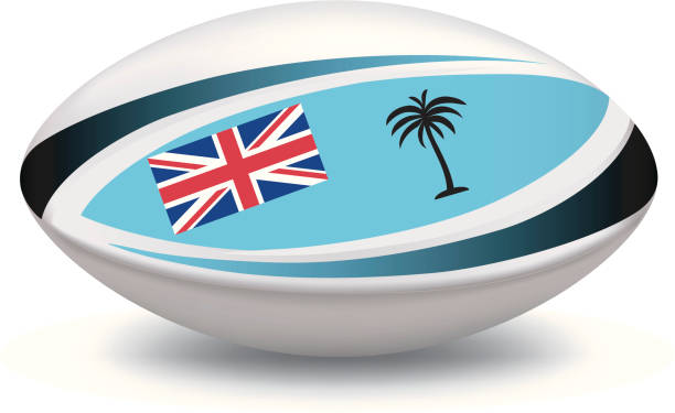 フィジーのラグビーボール - rugby fiji ball rugby ball点のイラスト素材／クリップアート素材／マンガ素材／アイコン素材