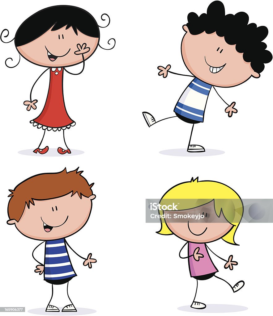 Les enfants - clipart vectoriel de Enfant libre de droits