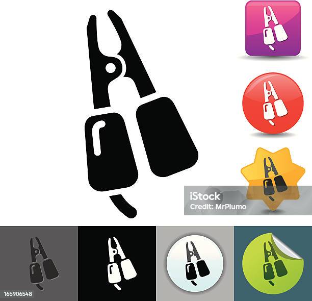 Jumper Cable Icon Solicosi Series Stock Illustration - Download Image Now - Jumper Cable, Charging, Clip Art