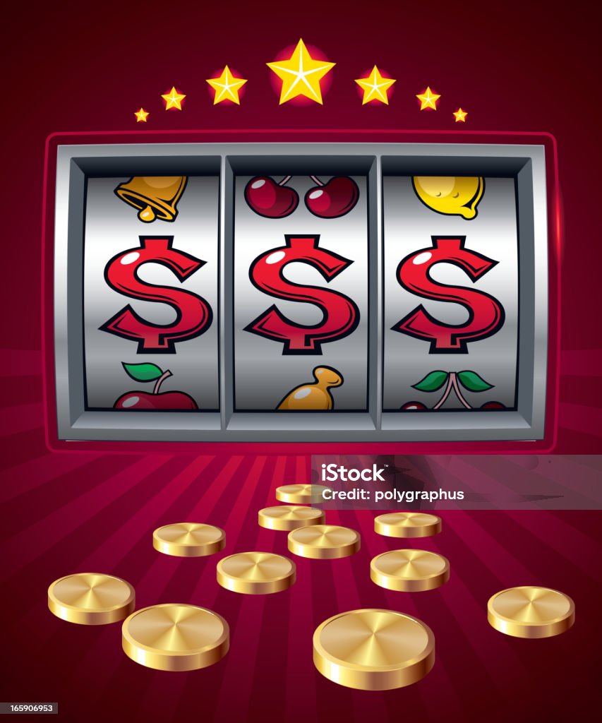 Red Slot Machine Animation With Gold Coins Stock Illustration - Download  Image Now - Slot Machine, Casino, Machinery - iStock