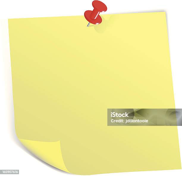 Наклейки С Pin — стоковая векторная графика и другие изображения на тему Клеящаяся записка - Клеящаяся записка, Пустой, Свободное место