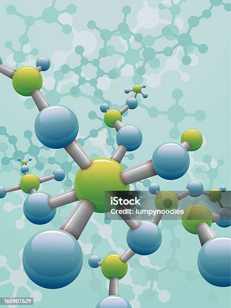 Molecules Stock Illustration - Download Image Now - Enzyme, Circle, Molecule