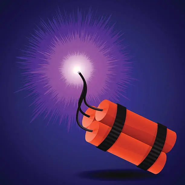 Vector illustration of Dynamite