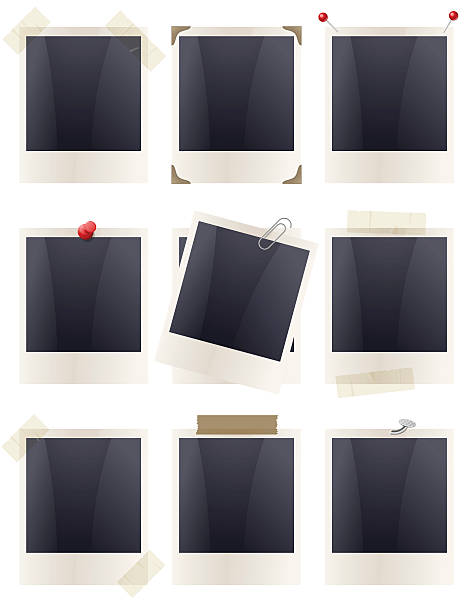 Polaroid Frames - Fixed vector art illustration