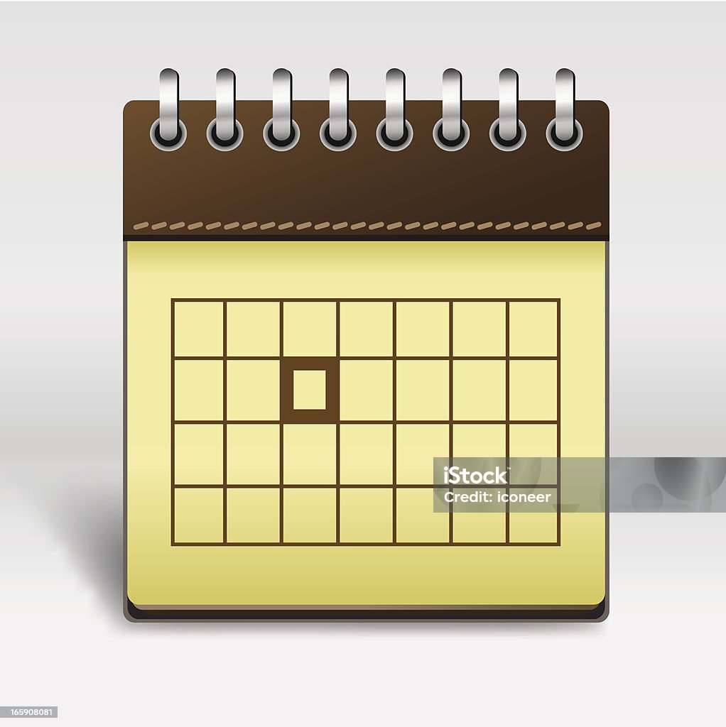 Значок «Calendar» (Календарь) - Векторная графика Абстрактный роялти-фри