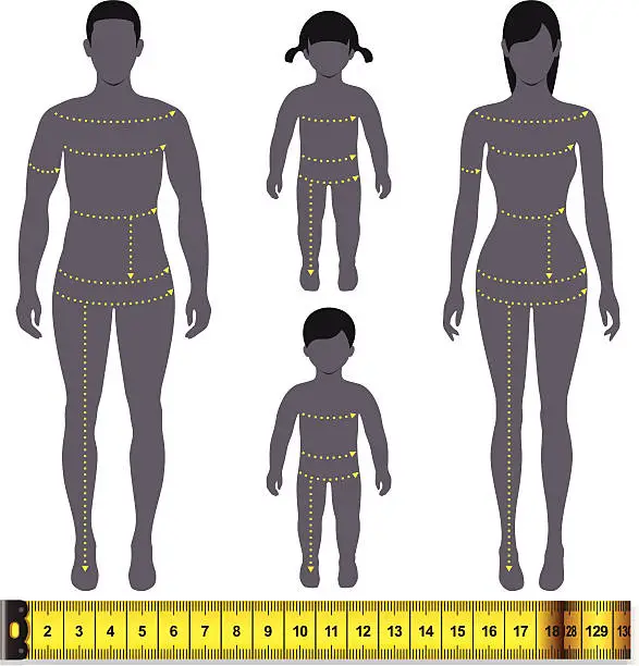 Vector illustration of Tailor Measurement