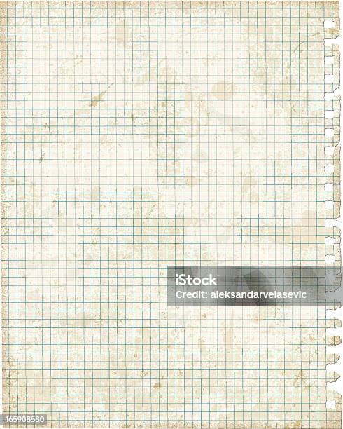 Vecchio Notebook Carta - Immagini vettoriali stock e altre immagini di Composizione verticale - Composizione verticale, Esposto alle intemperie, Striato