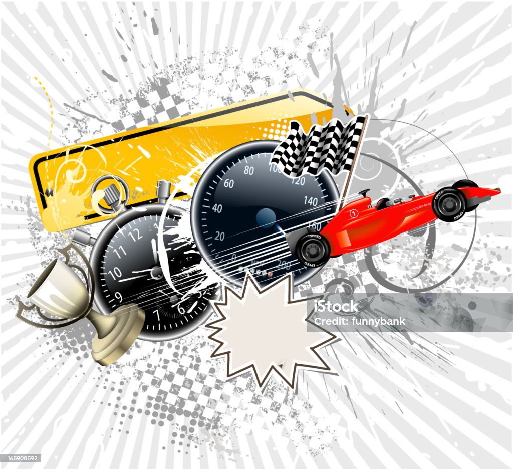 auto racing backround drawing of vector auto racing backround. Abstract stock vector