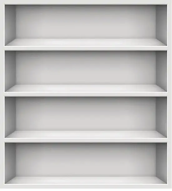 Vector illustration of Shelves
