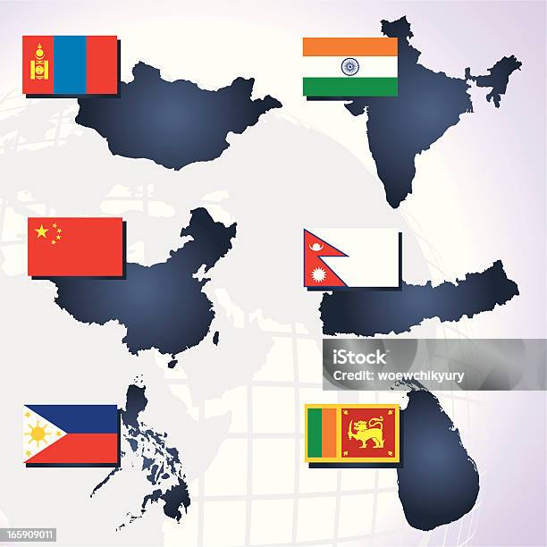 アジアマップ Part 2 - アジア大陸のベクターアート素材や画像を多数ご用意 - アジア大陸, イラストレーション, インド