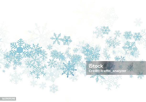 Fundo De Natal Azul - Arte vetorial de stock e mais imagens de Abstrato - Abstrato, Azul, Bola de Árvore de Natal