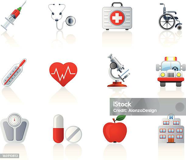 Medical Icônes Vecteurs libres de droits et plus d'images vectorielles de Accident et désastre - Accident et désastre, Ambulance, Balance
