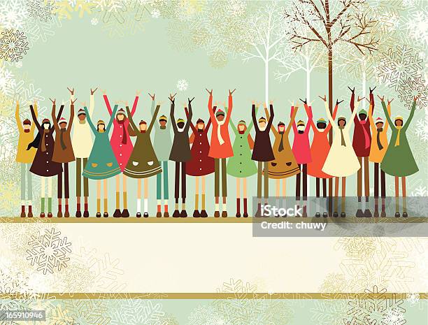 Christmas Children Banner Stock Illustration - Download Image Now - Christmas, Community, Holiday - Event