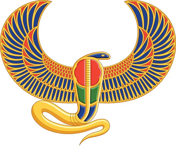 Vector illustration of Egyptian Snake