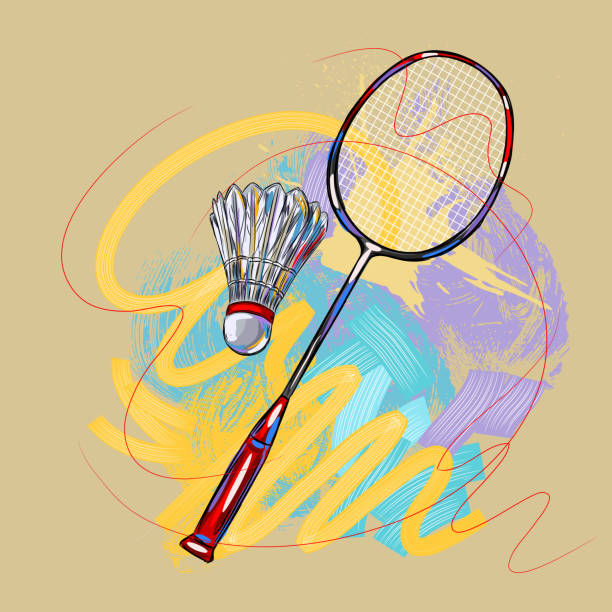 Badminton Stock Illustration - Download Image Now - Badminton - Sport, Art,  Painted Image - iStock