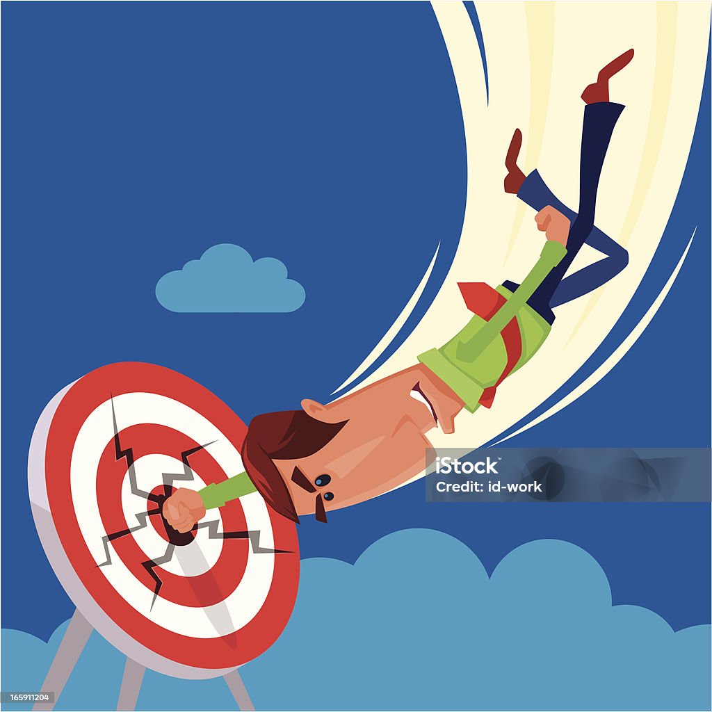 Hit A Moving Target Hitting Target Stock Illustration - Download Image Now - Adult, Aiming ...