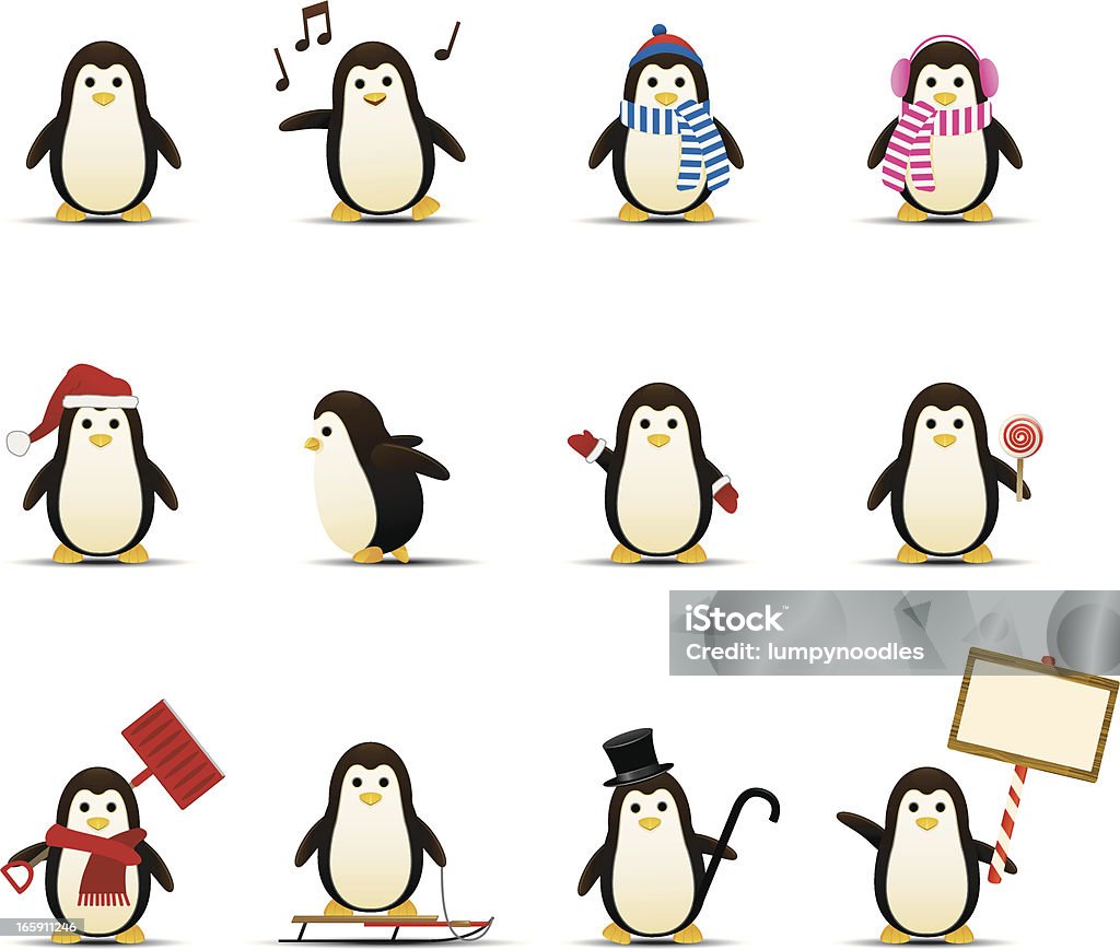 Penguin Icons http://www.cumulocreative.com/istock/File Types.jpg Penguin stock vector