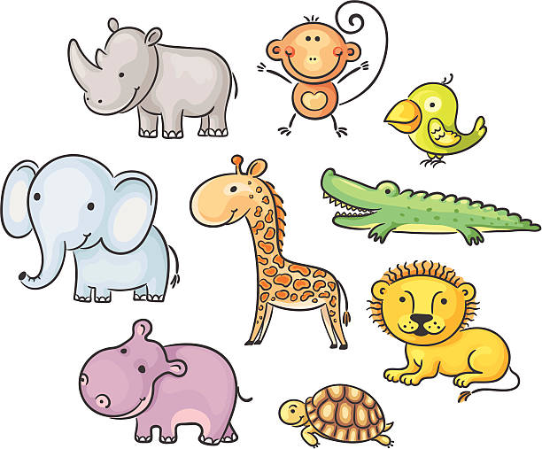 African Animals Stock Illustration - Download Image Now - Animal, Animal  Themes, Safari Animals - iStock
