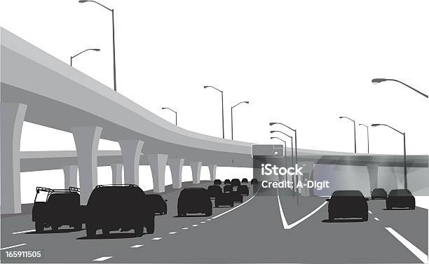 Roadtoparadise Stock Vektor Art und mehr Bilder von Straßenüberführung - Straßenüberführung, Mehrspurige Strecke, Auto