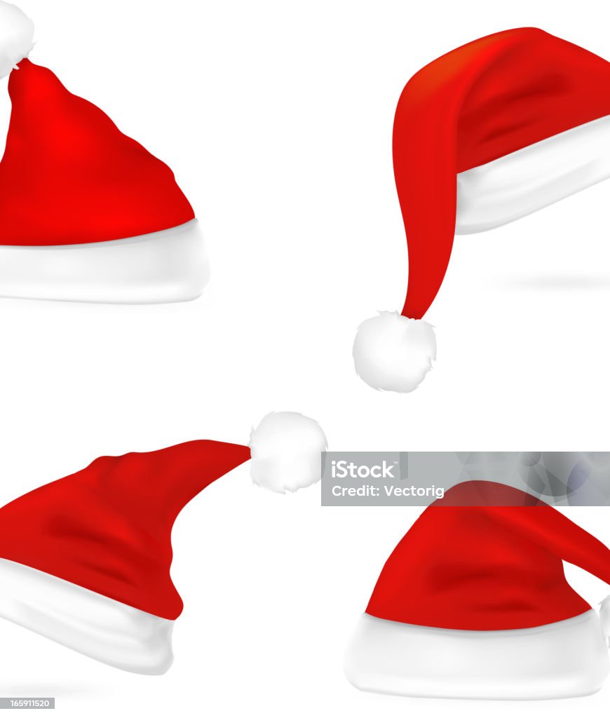 Santa Hat Christmas stock vector