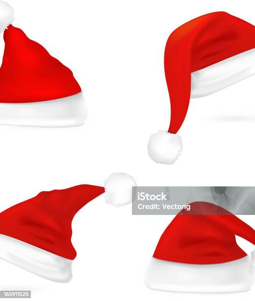 Santa Hat Stock Illustration - Download Image Now - Christmas, Santa Hat, Santa Claus