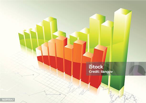 Barchart Stock Vektor Art und mehr Bilder von Abstrakt - Abstrakt, Balkendiagramm, Börse