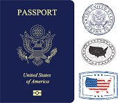 istock USA passport and stamps 165911577