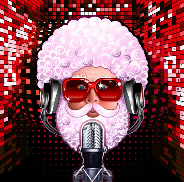 Santa DJ - Illustration vectorielle