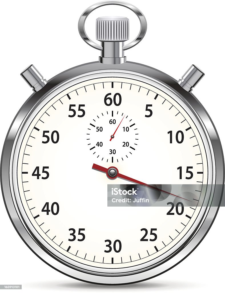 Cronometro - arte vettoriale royalty-free di Cronometro