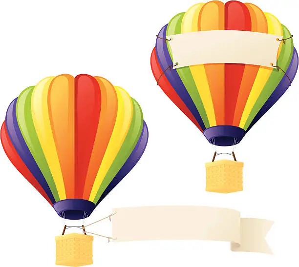 Vector illustration of Balloon Messages