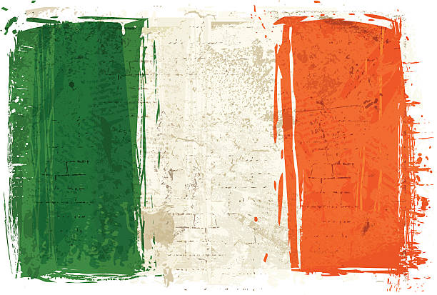 istock Flag of Ireland on Wall 165913226