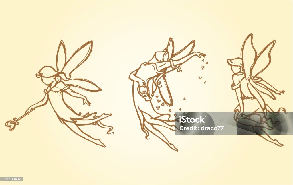 Любовь Фея - Векторная графика Фея роялти-фри