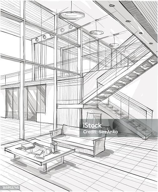 Design Stock Illustration - Download Image Now - Apartment, Architecture, Arts Culture and Entertainment