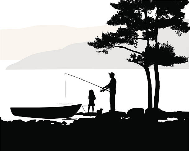 illustrazioni stock, clip art, cartoni animati e icone di tendenza di fishers - nautical vessel fishing child image