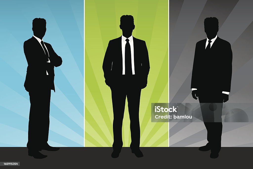 silhouette Uomo d'affari - arte vettoriale royalty-free di Businessman