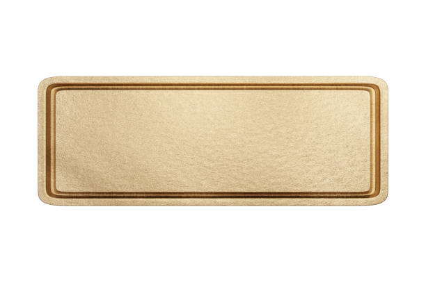 istock 3D Illustration , Golden glossy elegant  buton white background. 1659166356