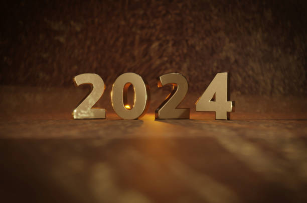 istock 3D Illustration, happy new year 2024 background new year . 1659167408