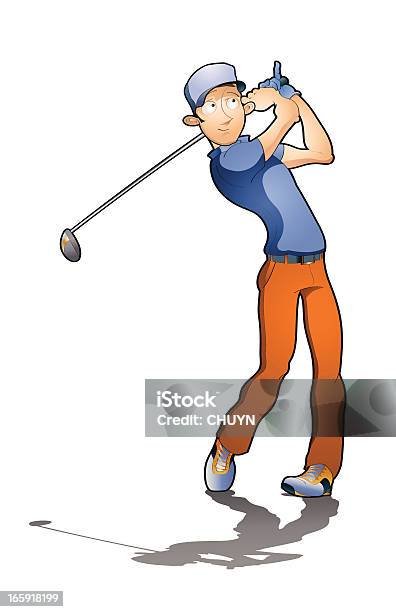 Vetores de Isolado Campeão De Golfe e mais imagens de Campo de Golfe - Campo de Golfe, Clip Art, 30 Anos