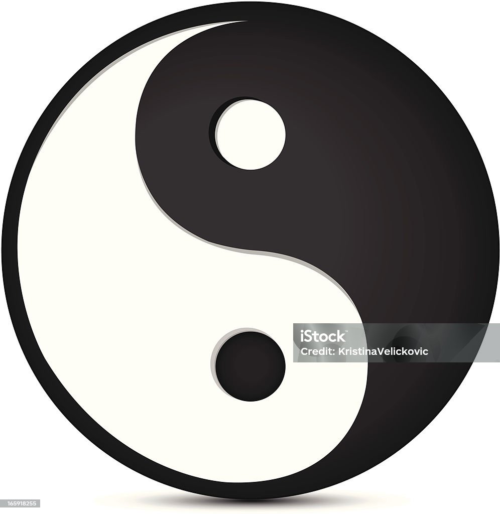 yin yang - Royalty-free Símbolo Yin Yang arte vetorial