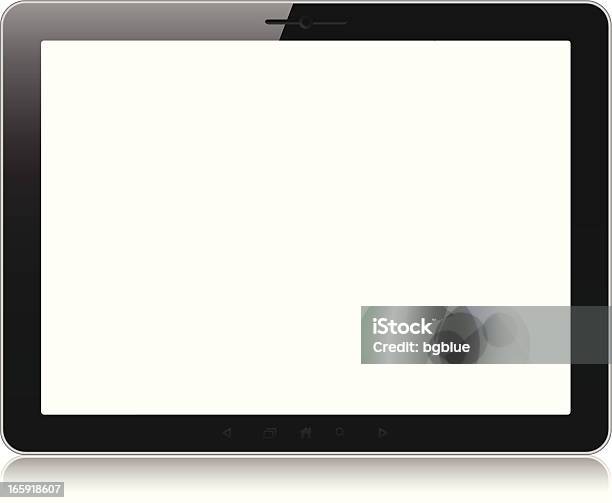 Blanc Tablette Pc Position Horizontale Vecteurs libres de droits et plus d'images vectorielles de Agenda électronique - Agenda électronique, Blanc, Brillant