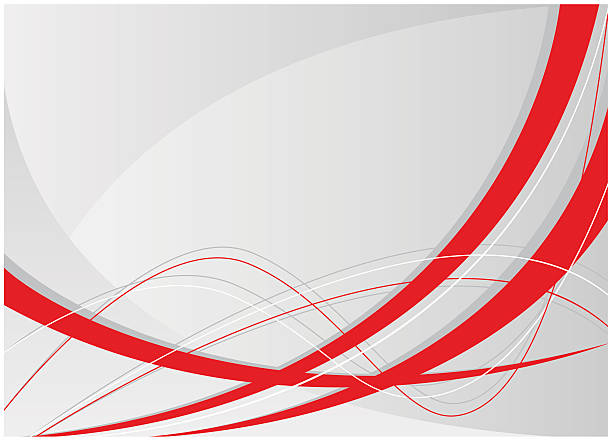 추상적임 웨이브 배경 - backgrounds abstract swirl red stock illustrations