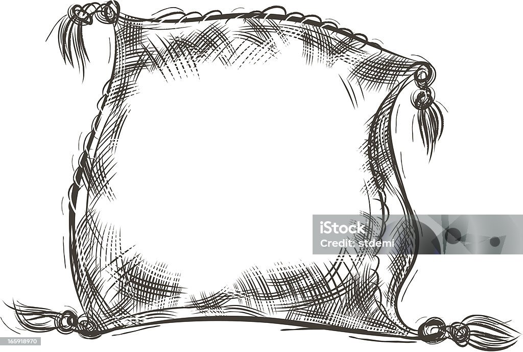 Диванная подушка - Векторная графика Кисточка роялти-фри